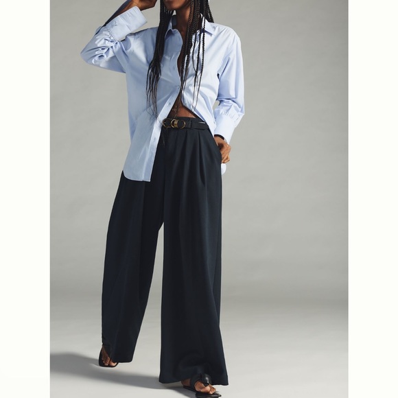 Maeve Pants - NWT Maeve pleated trousers navy size us 8